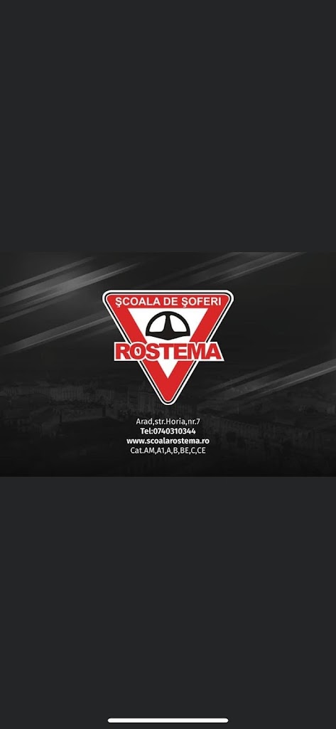 Rostema - Scoala de Soferi Arad. Scoala de Soferi Categoria A, B, C,CE Arad Rostema - Scoala de Soferi Arad. Scoala de Soferi Categoria A, B, C,CE Arad